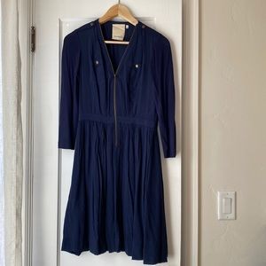 Anthropologie Parameter zip-front dress